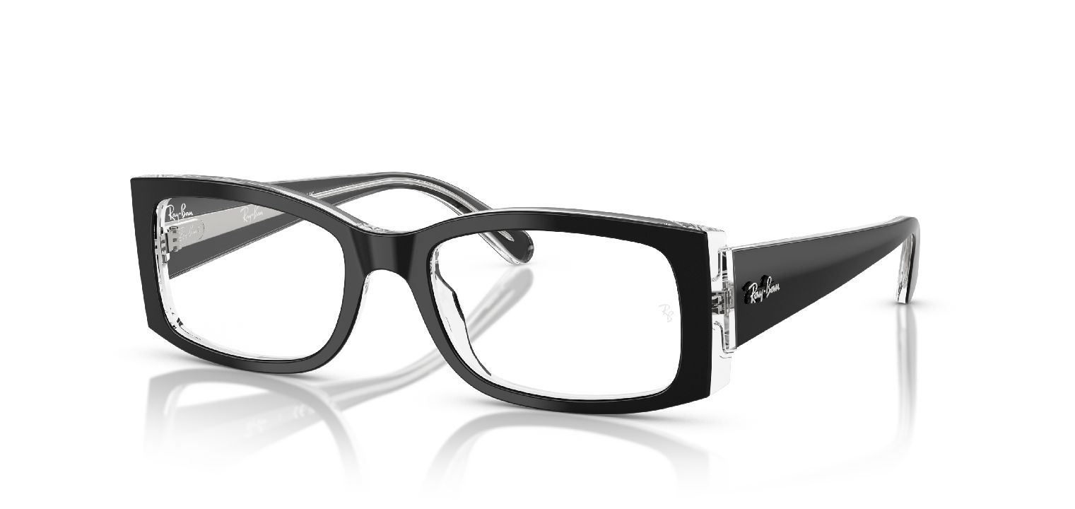 Lunettes de vue Ray Ban Carre 0RX5434 Noir pour Femme McOptic