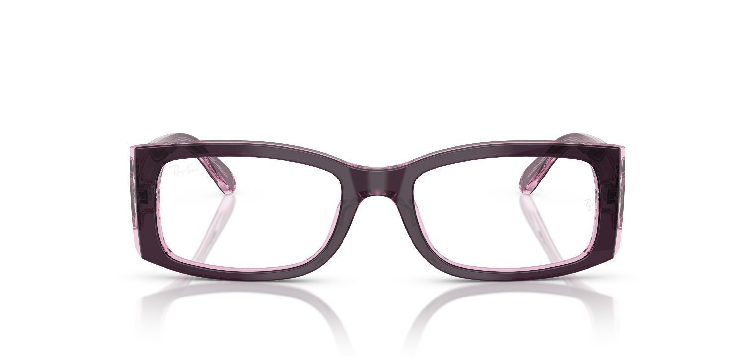 Ray-Ban Quadratisch Brillen 0RX5434 Violett für Damen