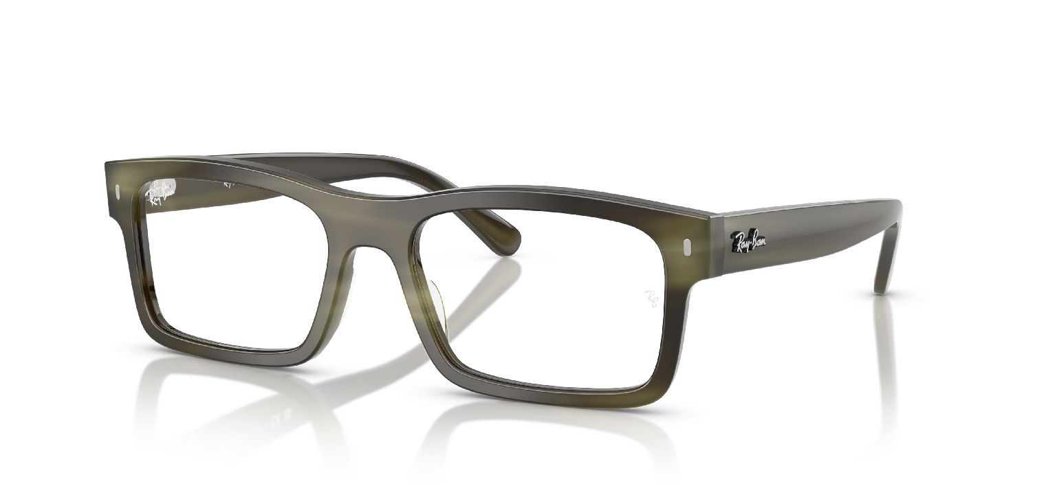 Occhiali da vista Ray Ban Rettangolari 0RX5435 Verde da Uomo Donna McOptic