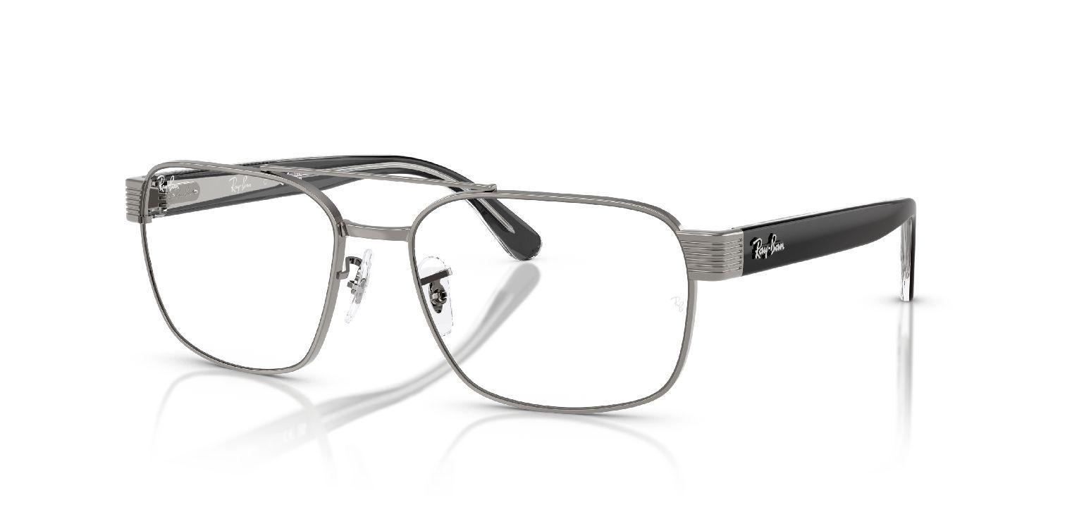 Ray-Ban Quadratisch Brillen 0RX3751V Grau für Damen/Herren