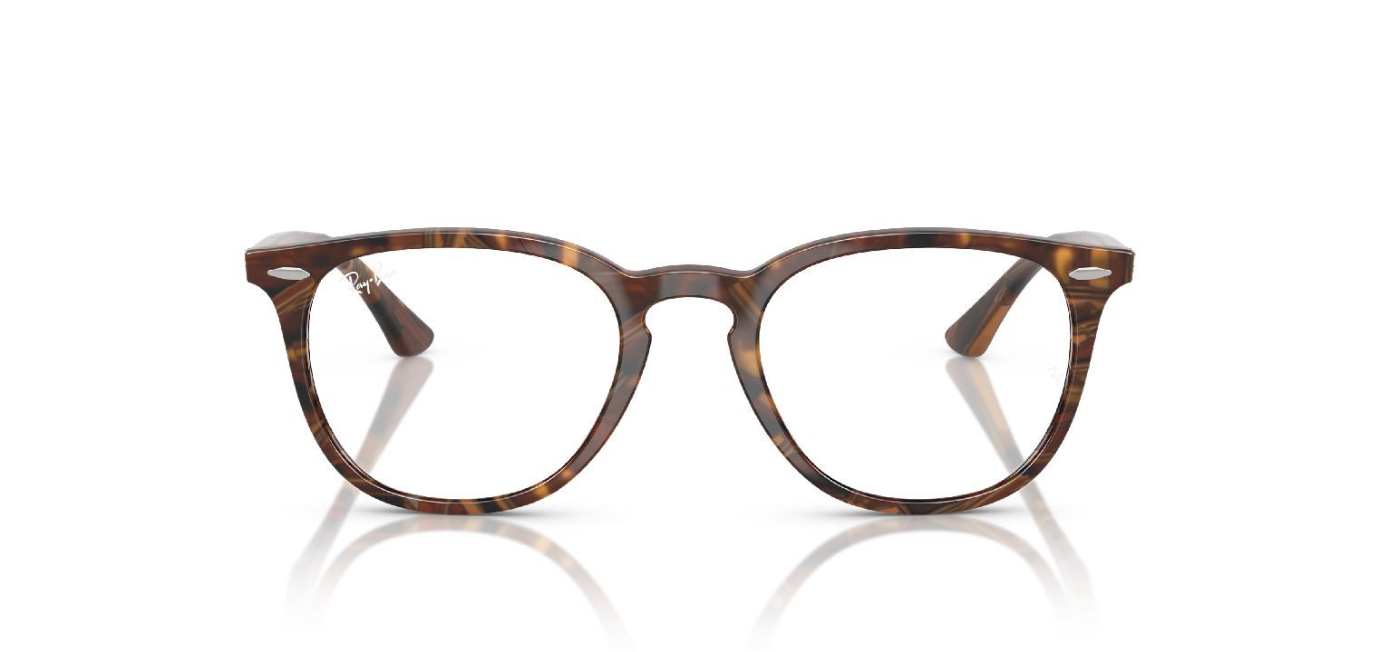 Lunettes de vue Ray-Ban Ovale 0RX7159 Marron pour Homme-Femme