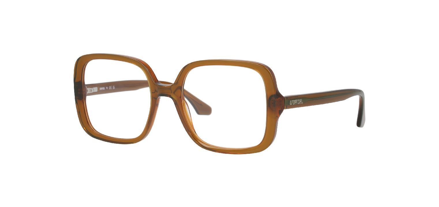 Unofficial Quadratisch Brillen 0UO2214 Braun für Damen