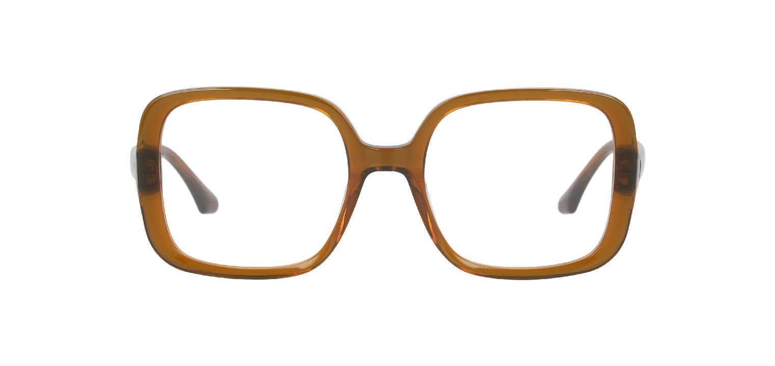 Unofficial Quadratisch Brillen 0UO2214 Braun für Damen