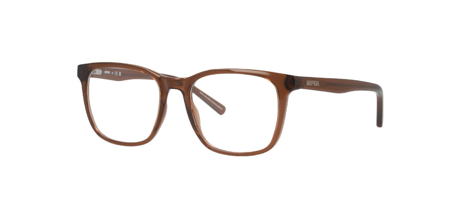 Unofficial Quadratisch Brillen 0UO3064 Braun für Herren