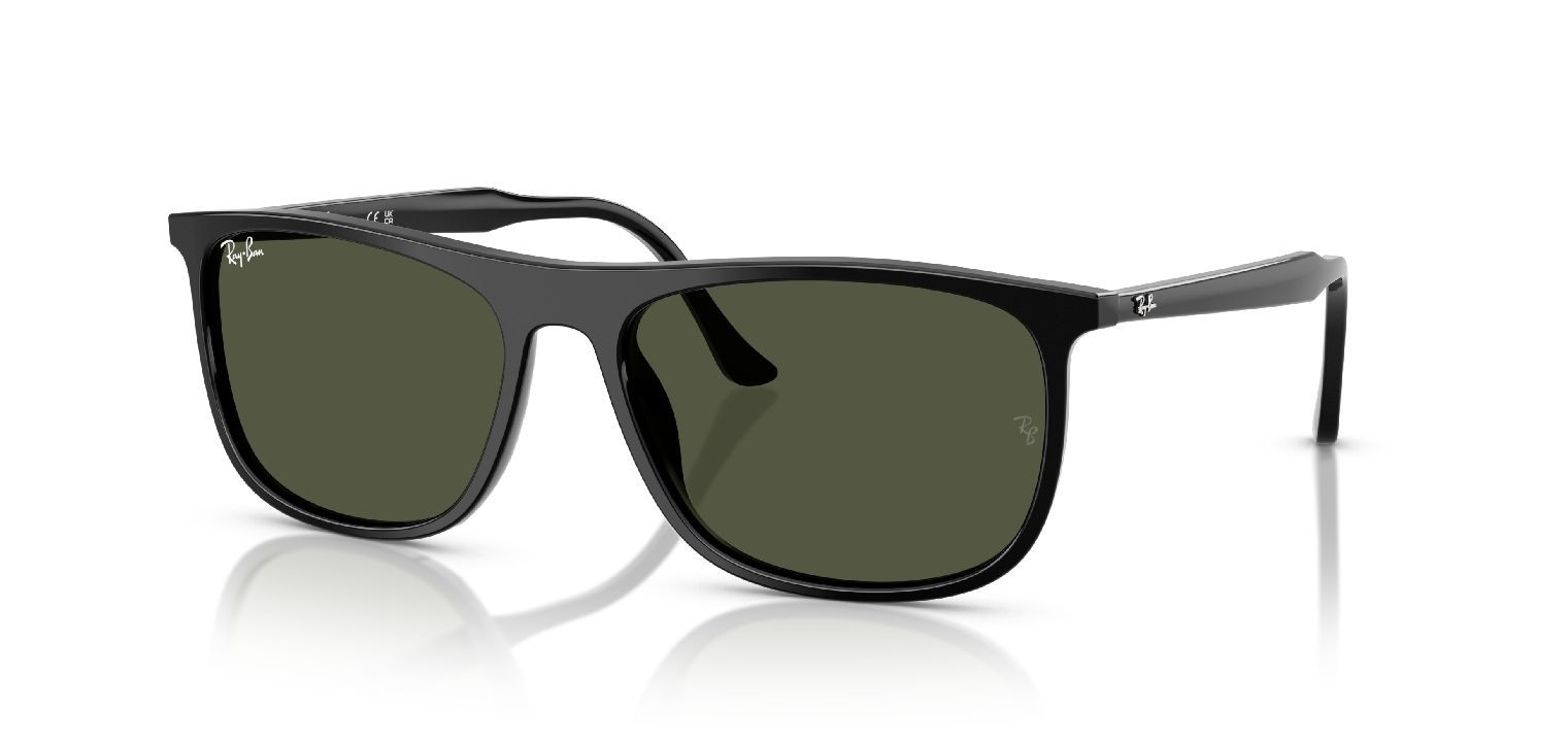 Ray-Ban Rechteckig Sonnenbrillen 0RB2216 Schwarz für Damen/Herren