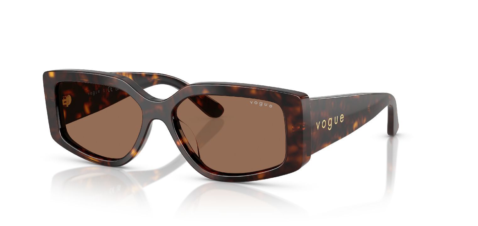 Vogue Rechteckig Sonnenbrillen 0VO5642SU Havana für Damen