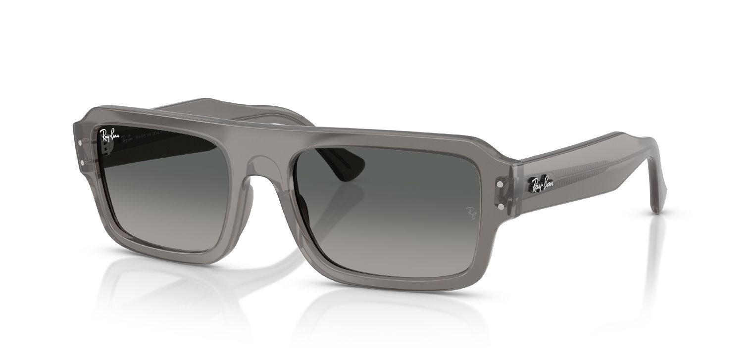 Occhiali da sole Ray-Ban Rettangolari 0RB4454 Grigio da Uomo-Donna