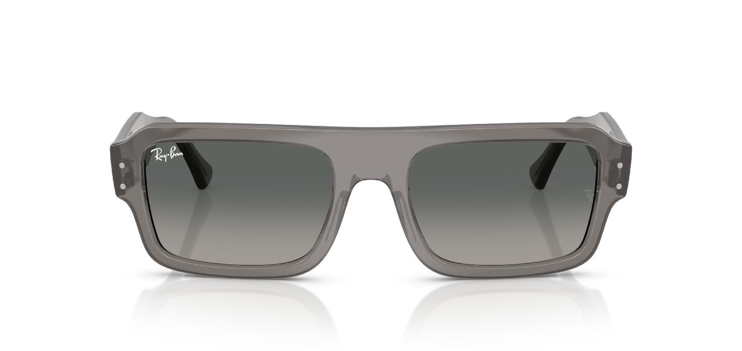 Occhiali da sole Ray-Ban Rettangolari 0RB4454 Grigio da Uomo-Donna