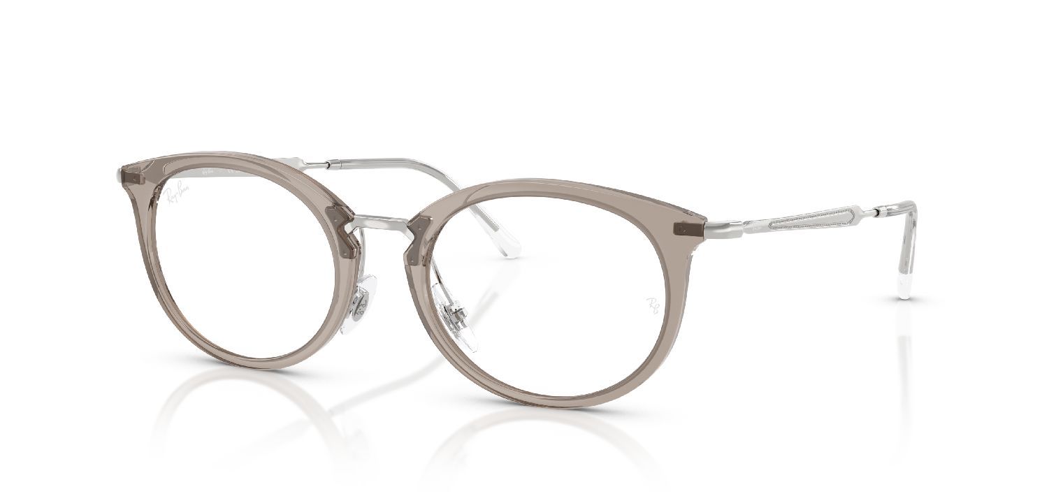 Lunettes de vue Ray-Ban Ovale 0RX7255 Gris pour Homme-Femme