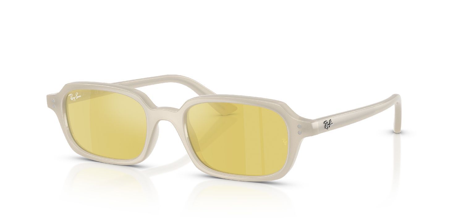 Ray-Ban Quadratisch Sonnenbrillen 0RB4455 Weiss für Damen/Herren