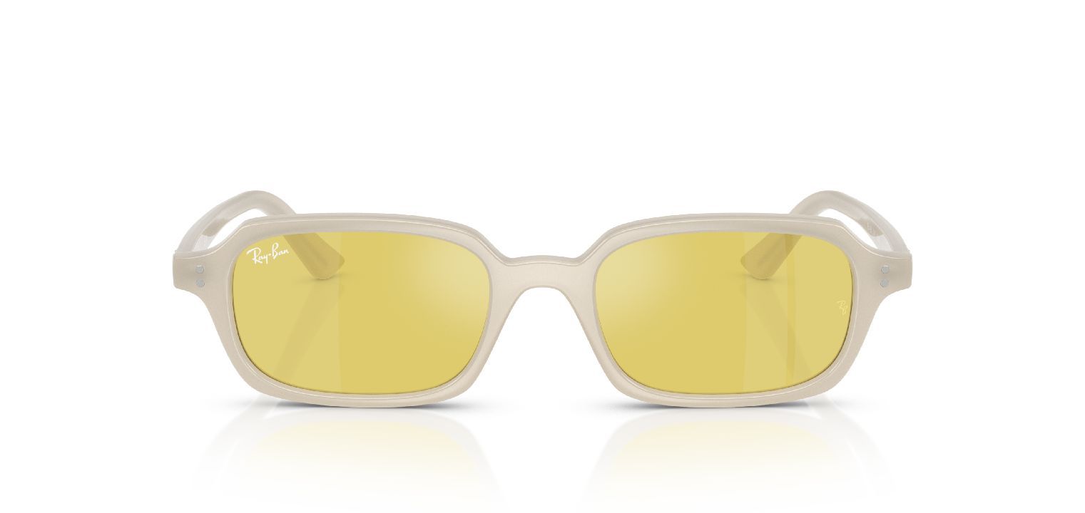 Ray-Ban Quadratisch Sonnenbrillen 0RB4455 Weiss für Damen/Herren