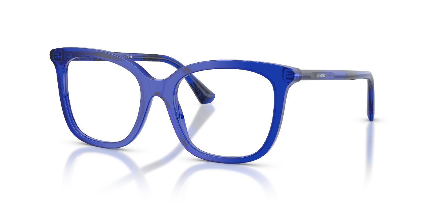 Lunettes de vue Burberry Carré 0BE2430 Bleu pour Femme