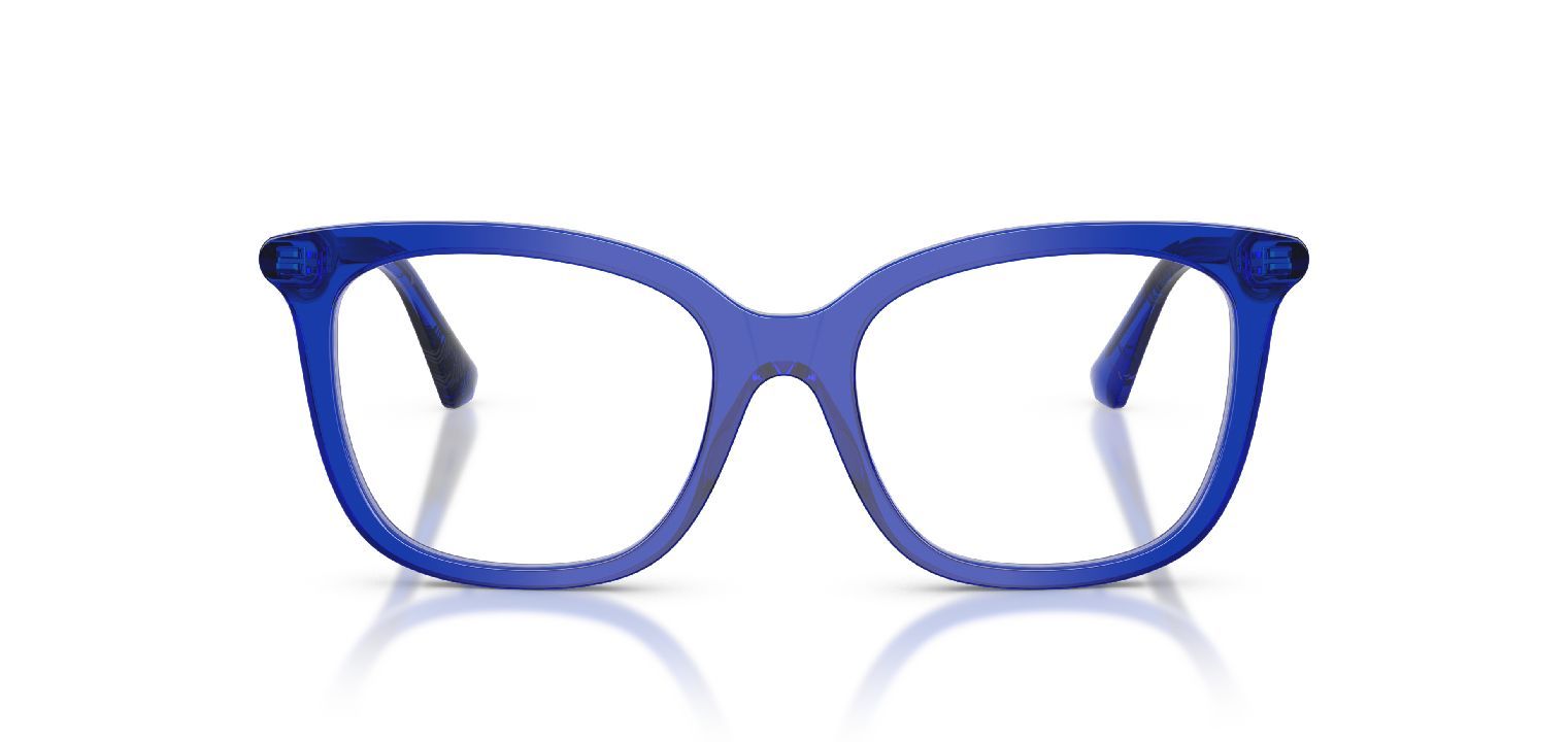 Lunettes de vue Burberry Carré 0BE2430 Bleu pour Femme