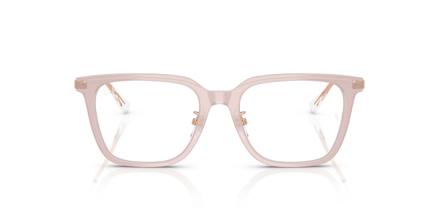 Ray-Ban Quadratisch Brillen 0RX5442D Beige für Herren