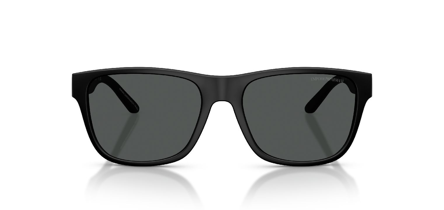 Lunettes de soleil Emporio Armani Carré 0EA4243 Noir pour Homme