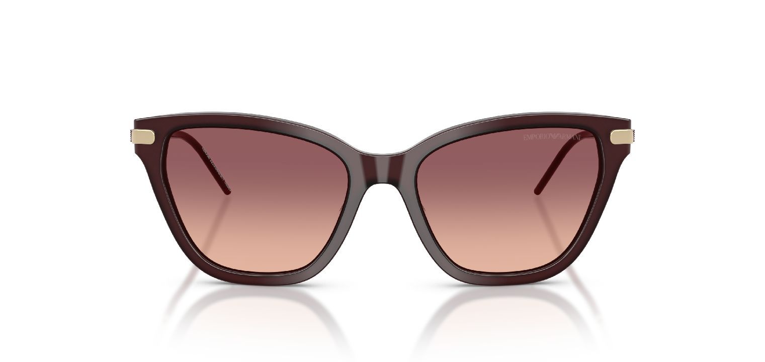 Lunettes de soleil Emporio Armani Papillon 0EA4251 Rouge pour Femme
