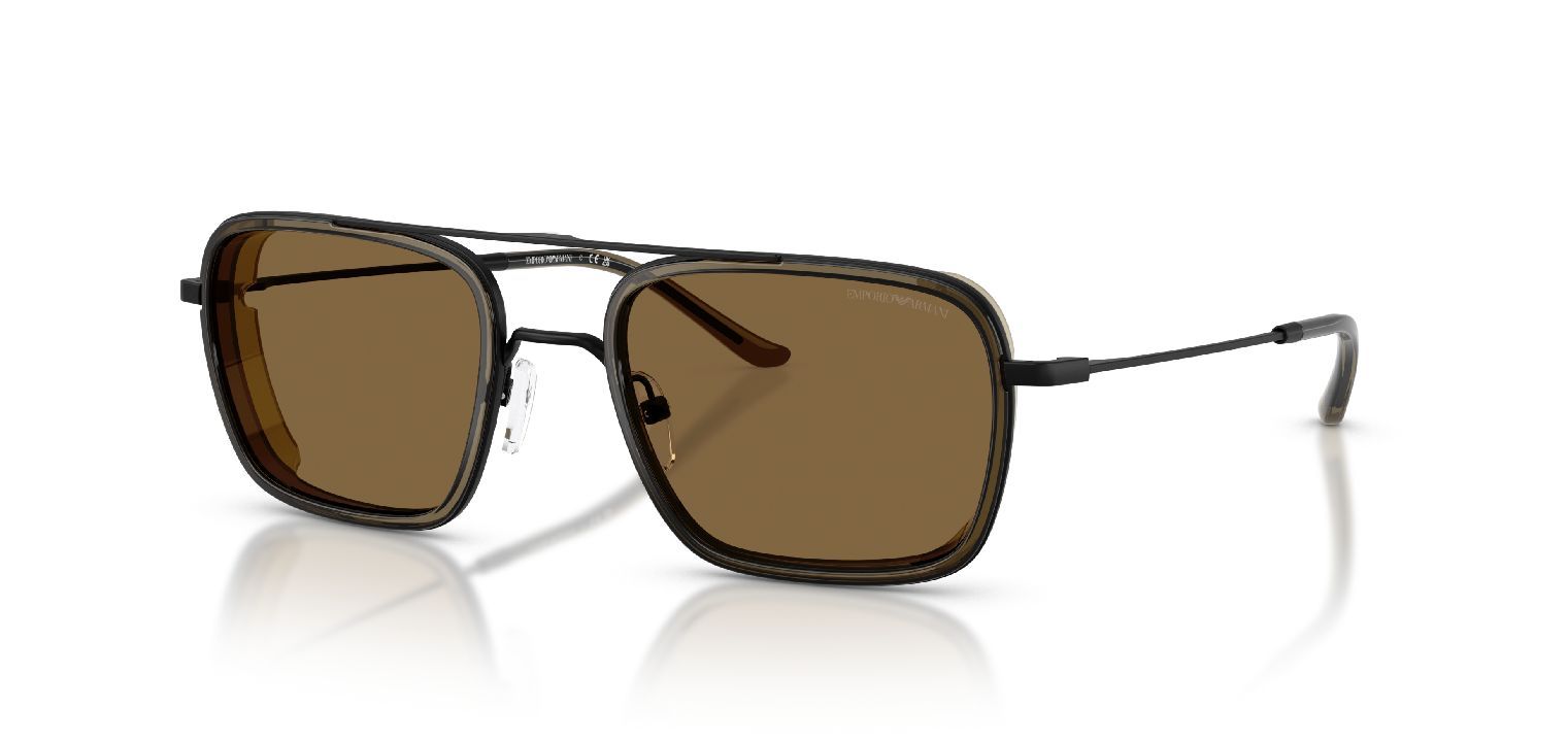 Emporio Armani Quadratisch Sonnenbrillen 0EA2162 Schwarz für Herren