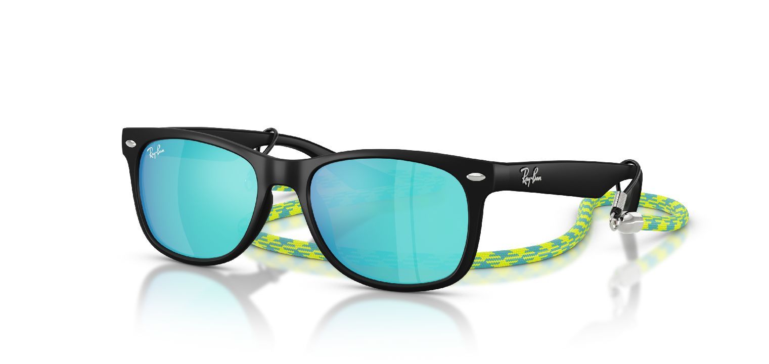 Ray-Ban Quadratisch Sonnenbrillen 0RJ9052S Schwarz für Kinder