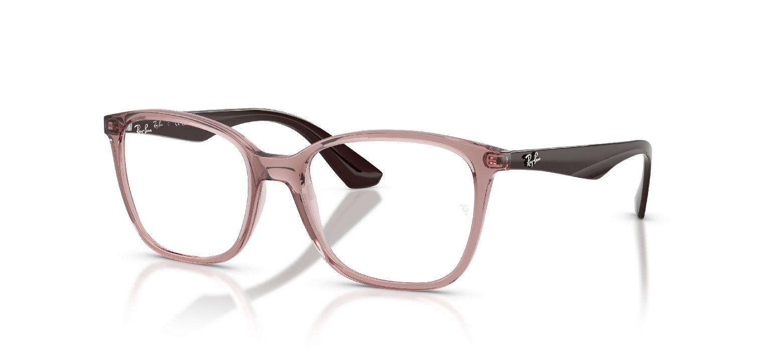 Ray-Ban Quadratisch Brillen 0RX7066 Violett für Damen/Herren