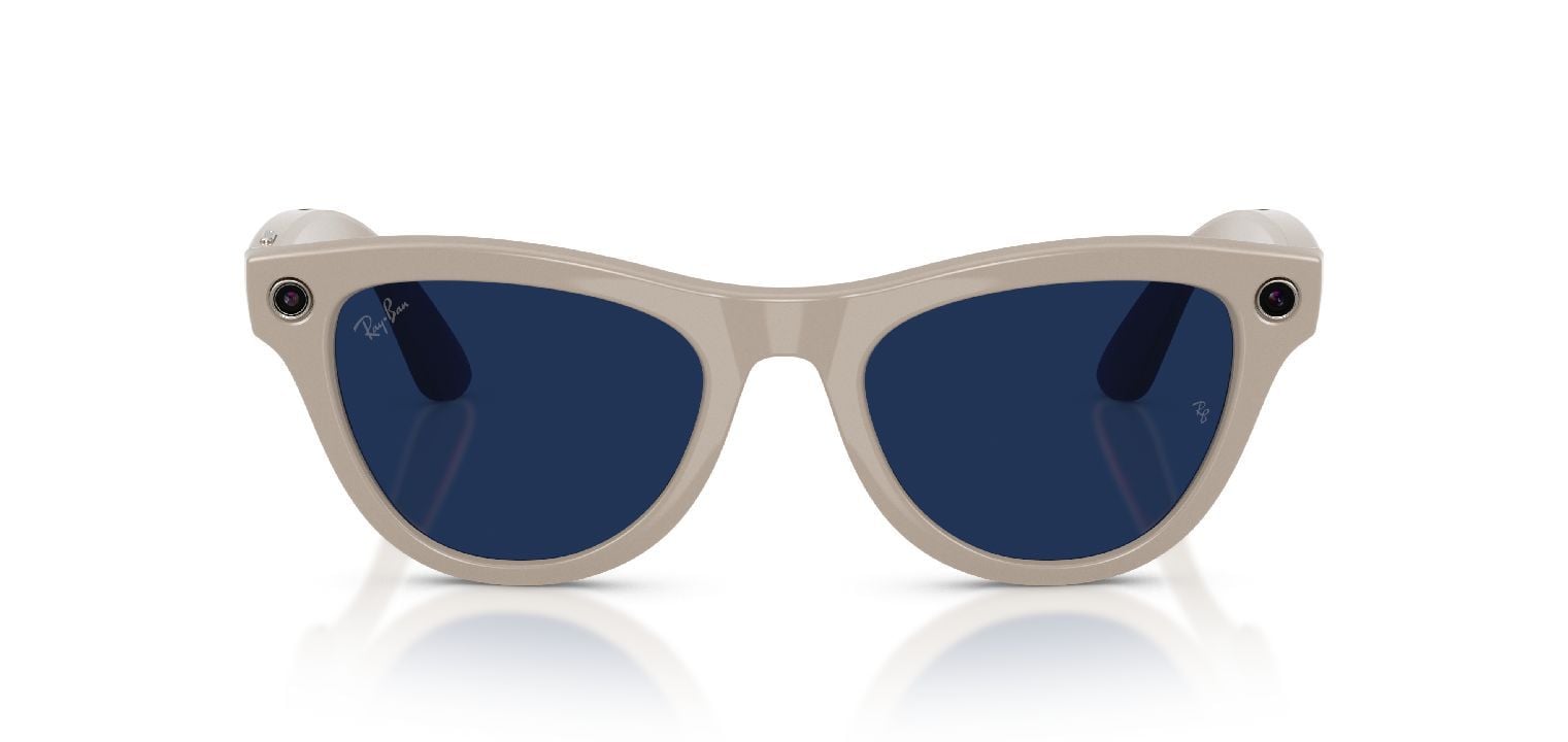 Occhiali da sole Ray-Ban Meta Butterfly 0RW4014 Grigio da Uomo-Donna