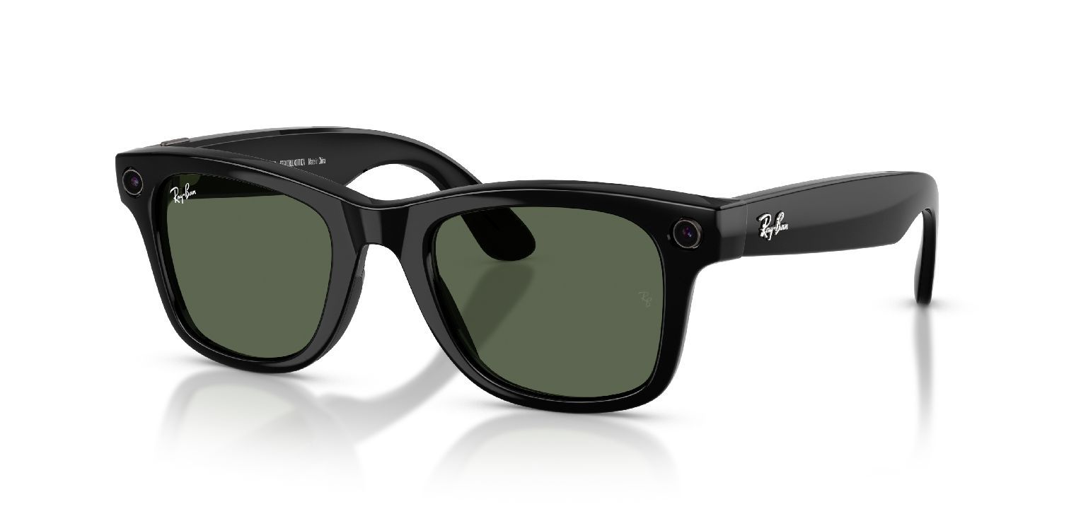 Occhiali da sole Ray-Ban Meta Quadrata 0RW4012 Nero da Uomo-Donna