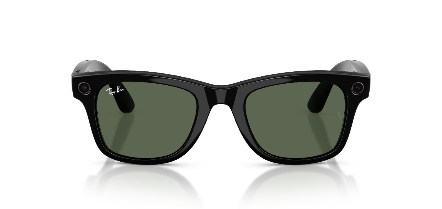 Occhiali da sole Ray-Ban Meta Quadrata 0RW4012 Nero da Uomo-Donna