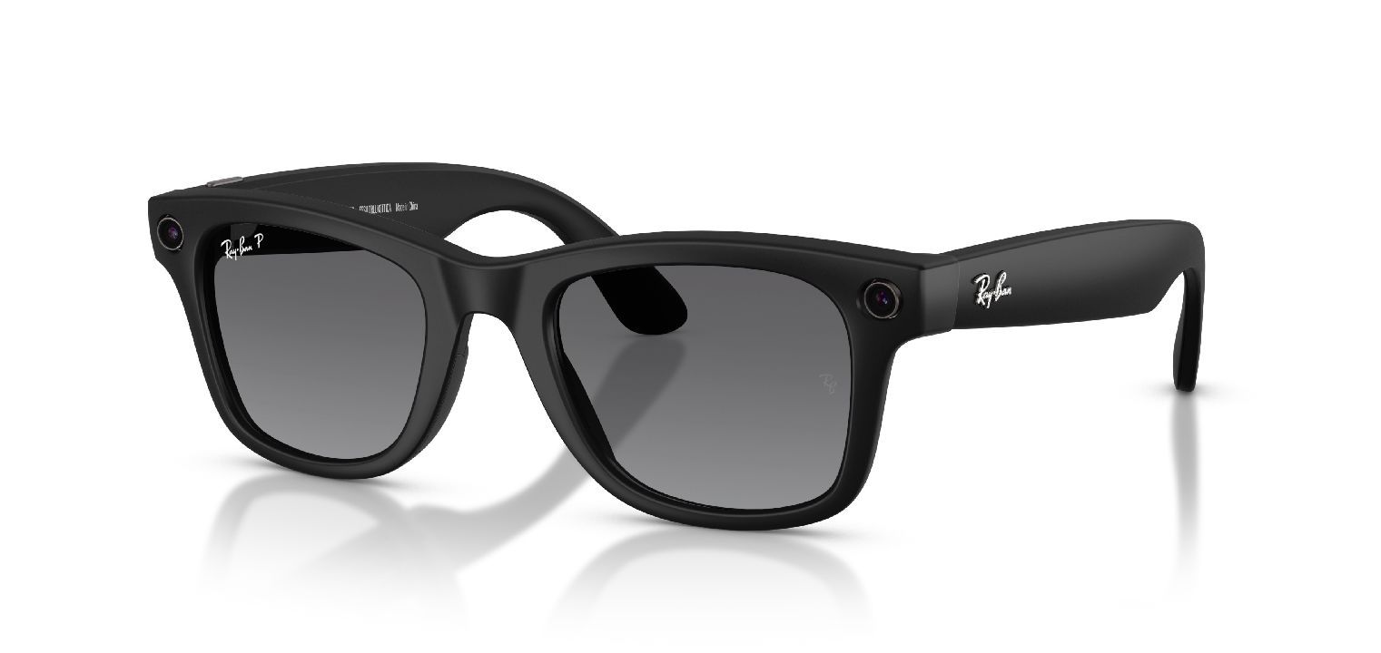 Occhiali da sole Ray-Ban Meta Quadrata 0RW4012 Nero da Uomo-Donna