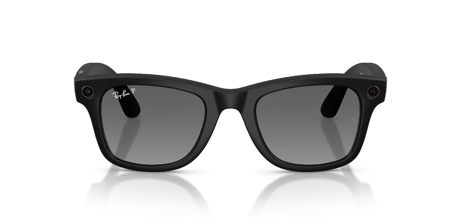 Occhiali da sole Ray-Ban Meta Quadrata 0RW4012 Nero da Uomo-Donna