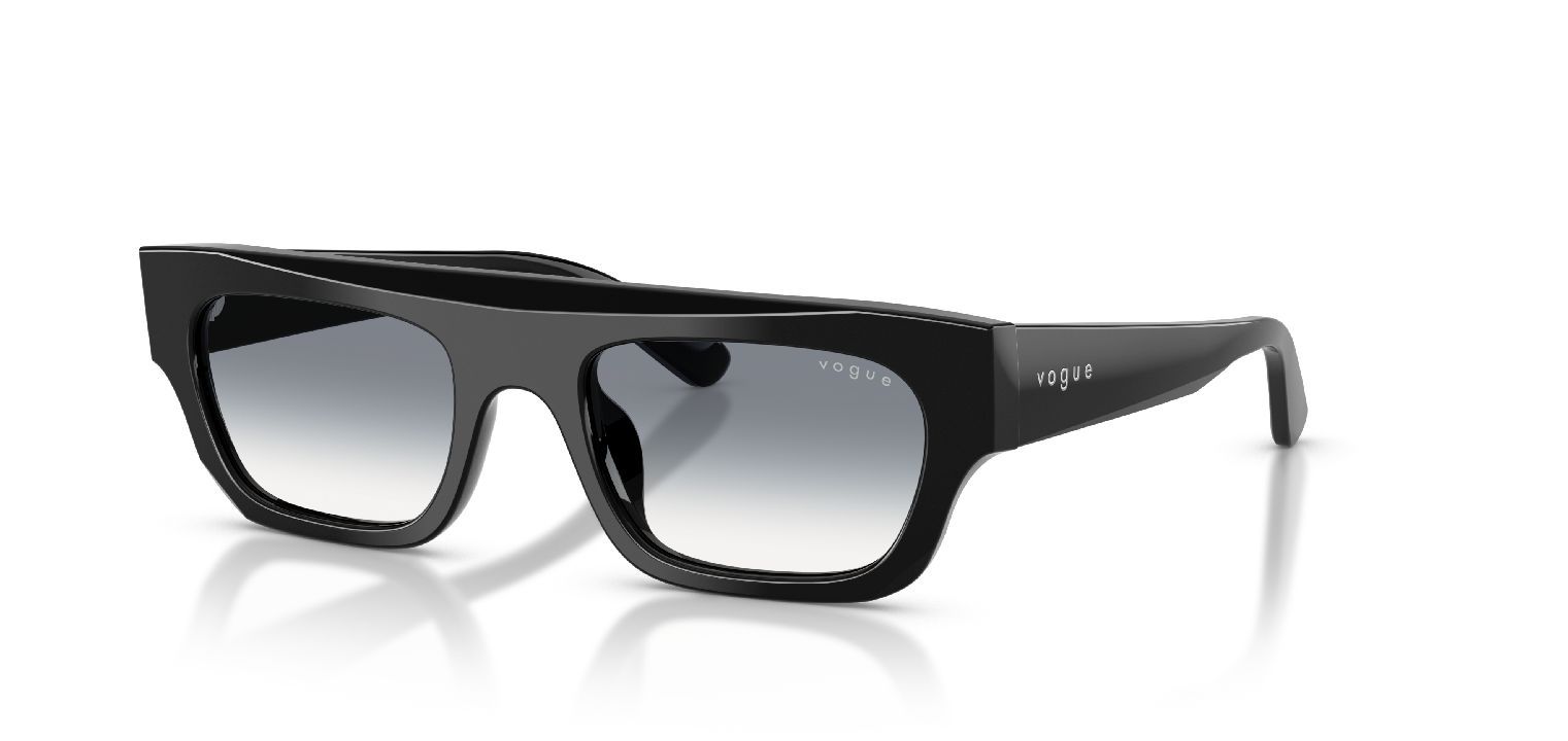 Occhiali da sole Vogue Rettangolari 0VO5694SU Nero da Donna