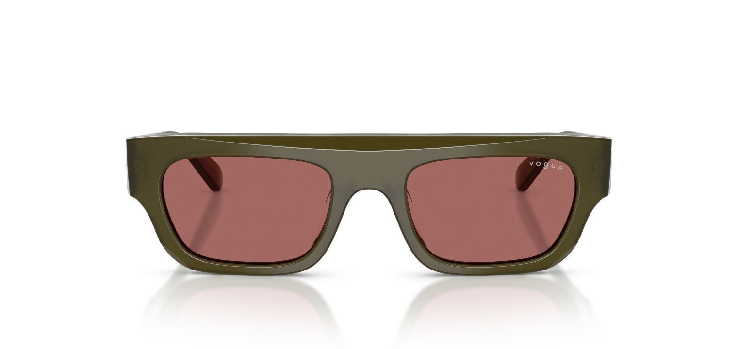 Vogue Rechteckig Sonnenbrillen 0VO5694SU Grün für Damen