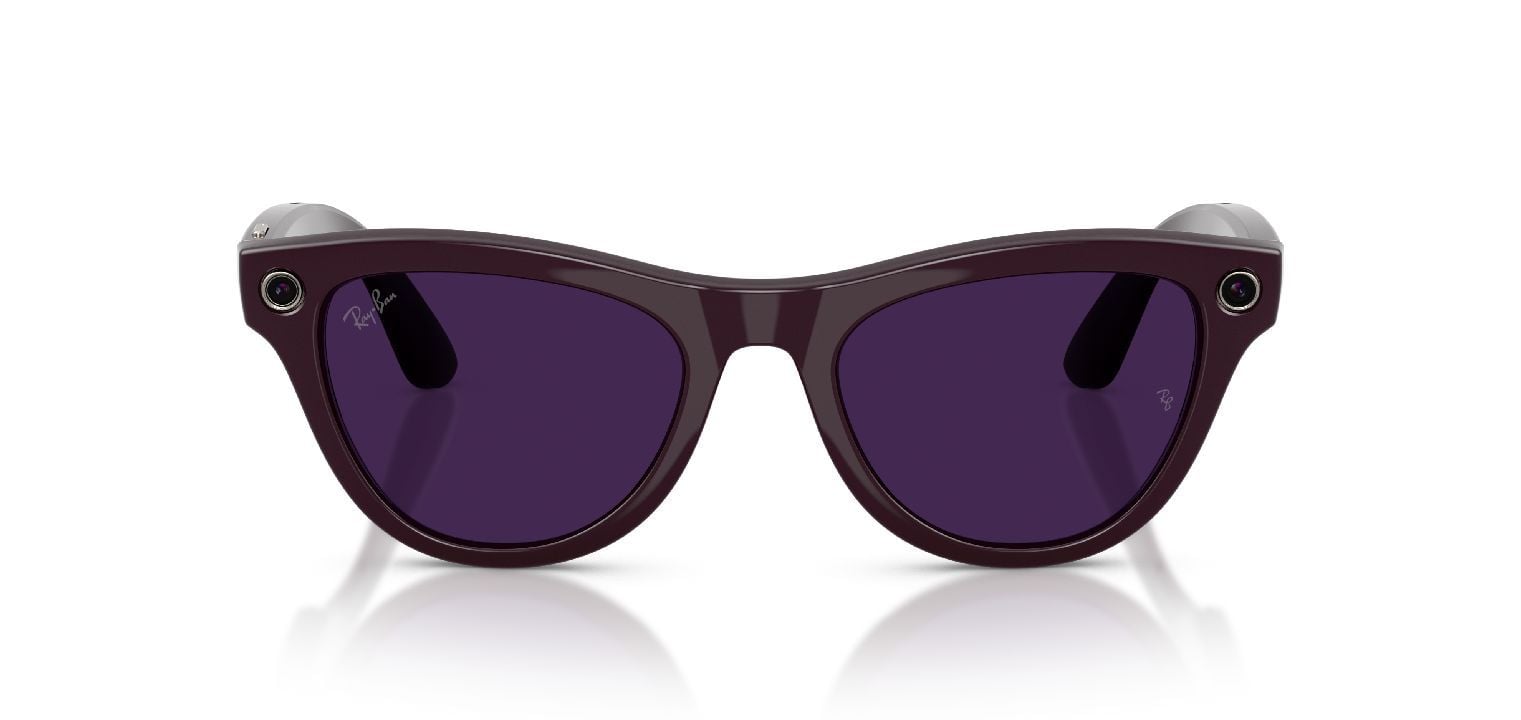 Lunettes de soleil Ray-Ban Meta Papillon 0RW4014 / SKYLER Violet pour Homme-Femme