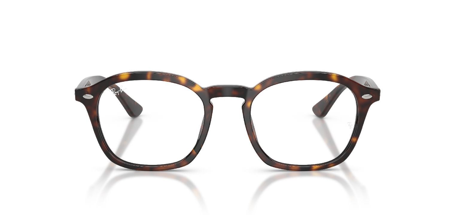 Lunettes de vue Ray-Ban Carré 0RX5451 Ecaille pour Homme-Femme