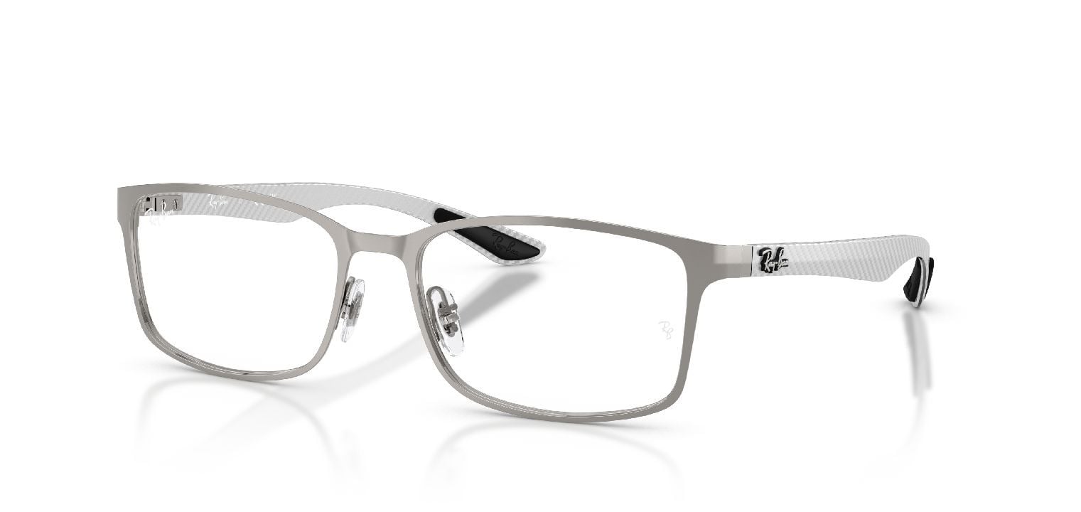 Occhiali da vista Ray-Ban Rettangolari 0RX8424 Grigio da Uomo-Donna