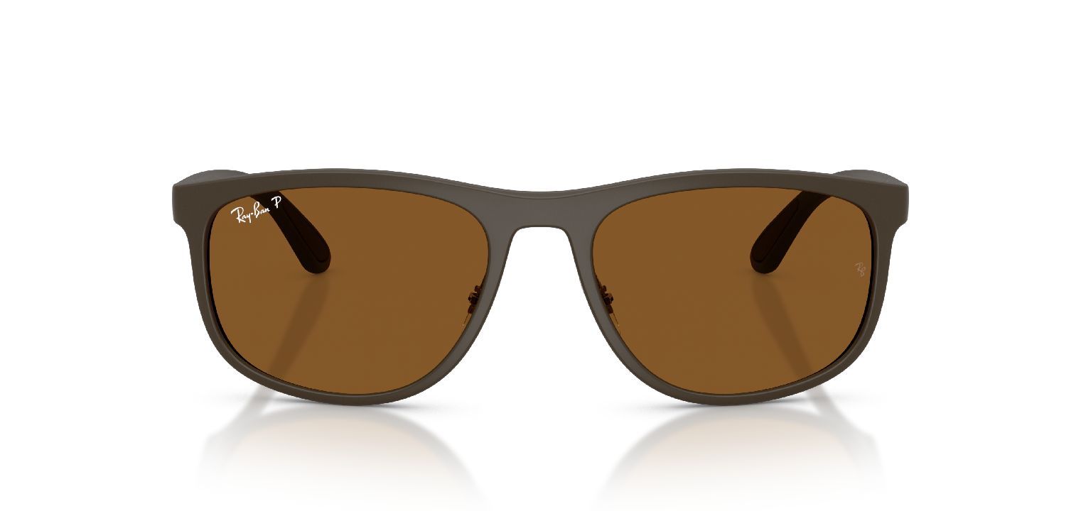 Occhiali da sole Ray-Ban Quadrata 0RB4468 Beige da Uomo-Donna