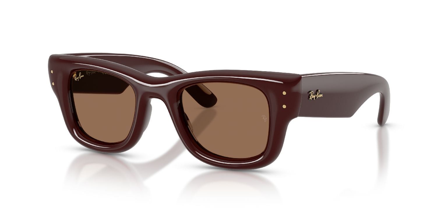 Ray-Ban Quadratisch Sonnenbrillen 0RB4940 Braun für Damen/Herren