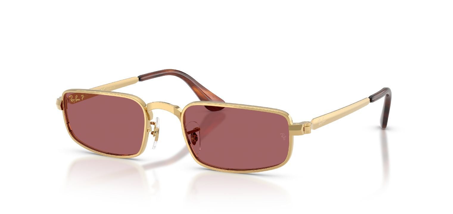 Occhiali da sole Ray-Ban Quadrata 0RB3927 Oro da Uomo-Donna