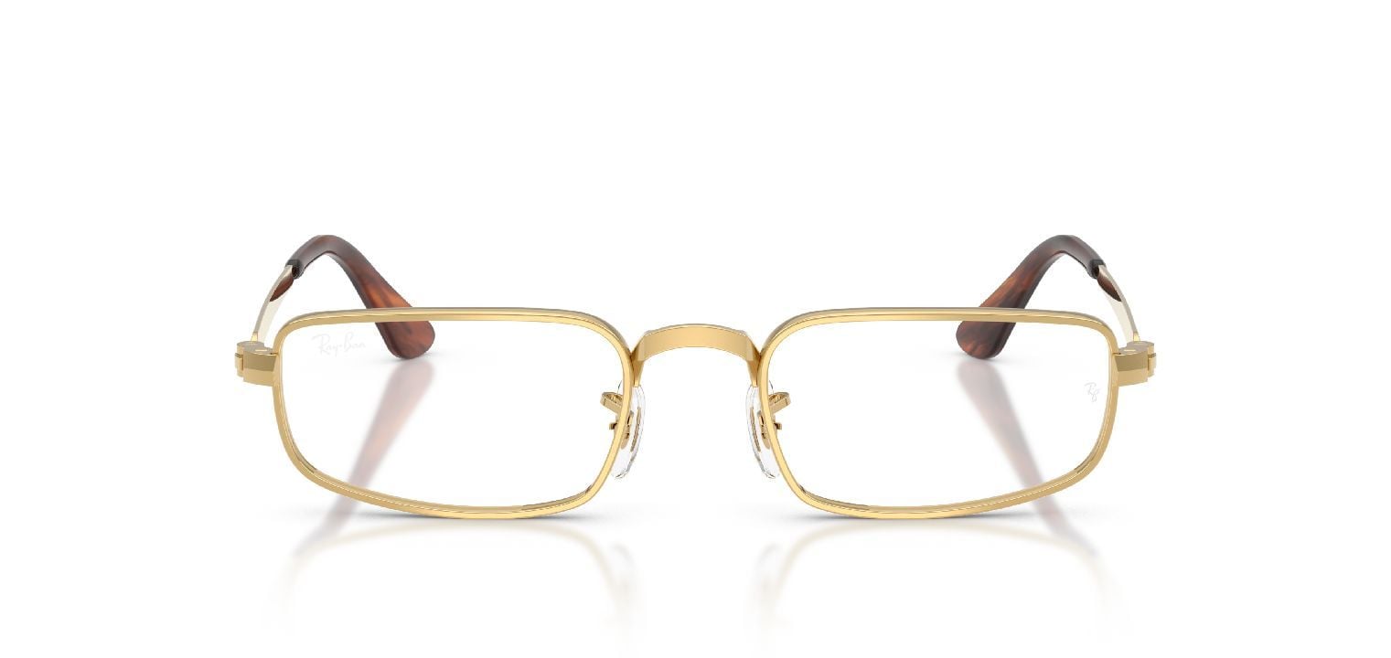 Ray-Ban Oval Brillen 0RX3927V Gold für Damen/Herren