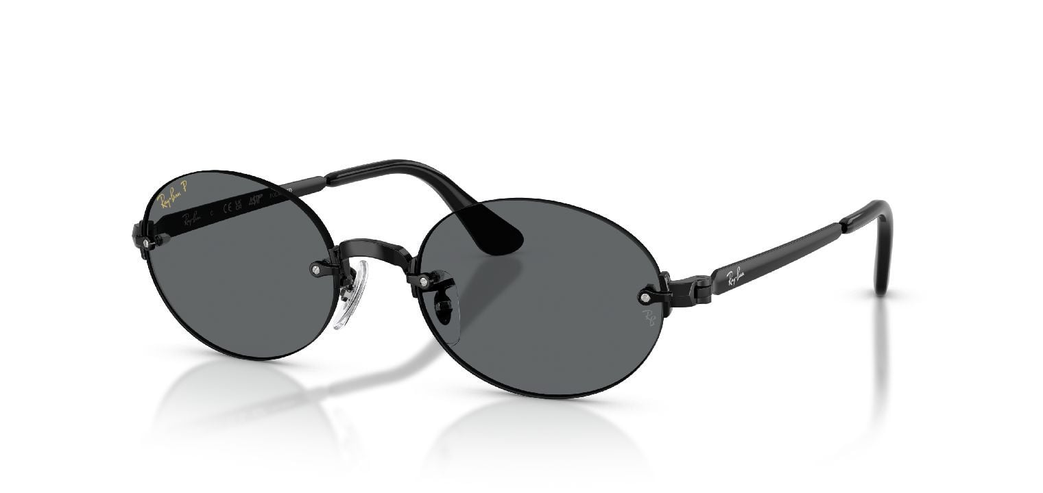 Occhiali da sole Ray-Ban Ovale 0RB3929 Nero da Uomo-Donna