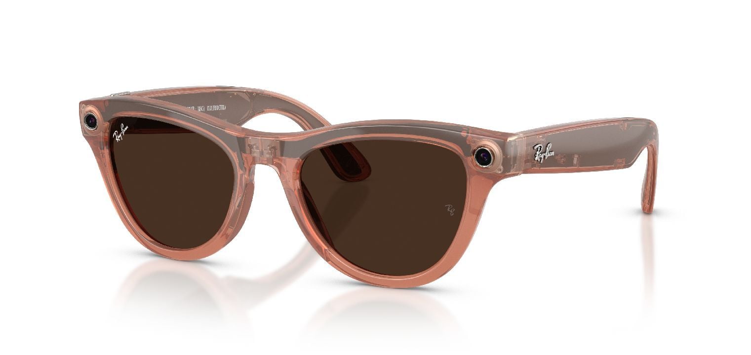 Lunettes de soleil Ray-Ban Meta Papillon 0RW4014 / SKYLER Rose pour Homme-Femme