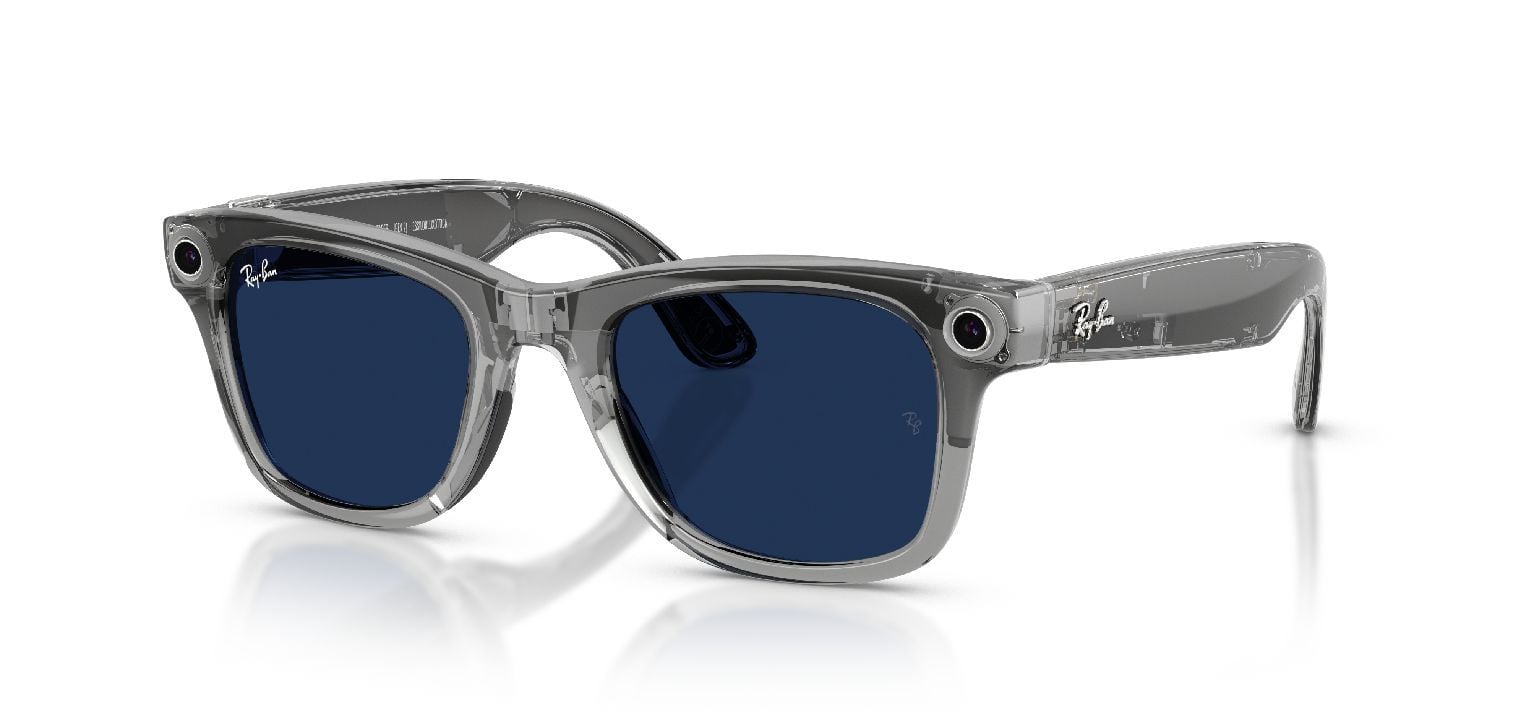 Lunettes de soleil Ray-Ban Meta Wayfarer 0RW4012 / WAYFARER Gris pour Homme-Femme