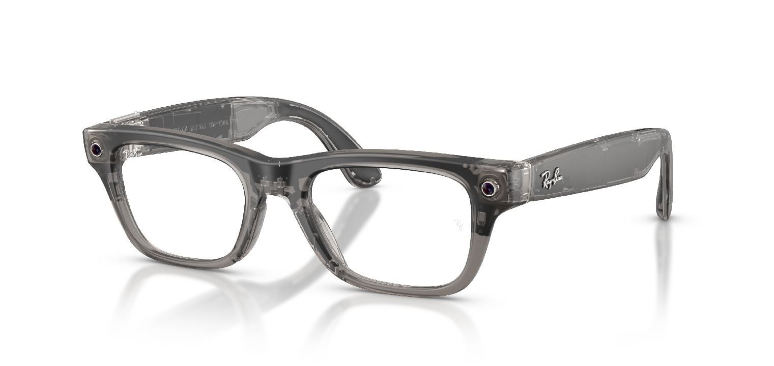 Lunettes de vue Ray-Ban Meta Rectangle 0RW7001 / BLAYZER OPTICS Gris pour Homme-Femme