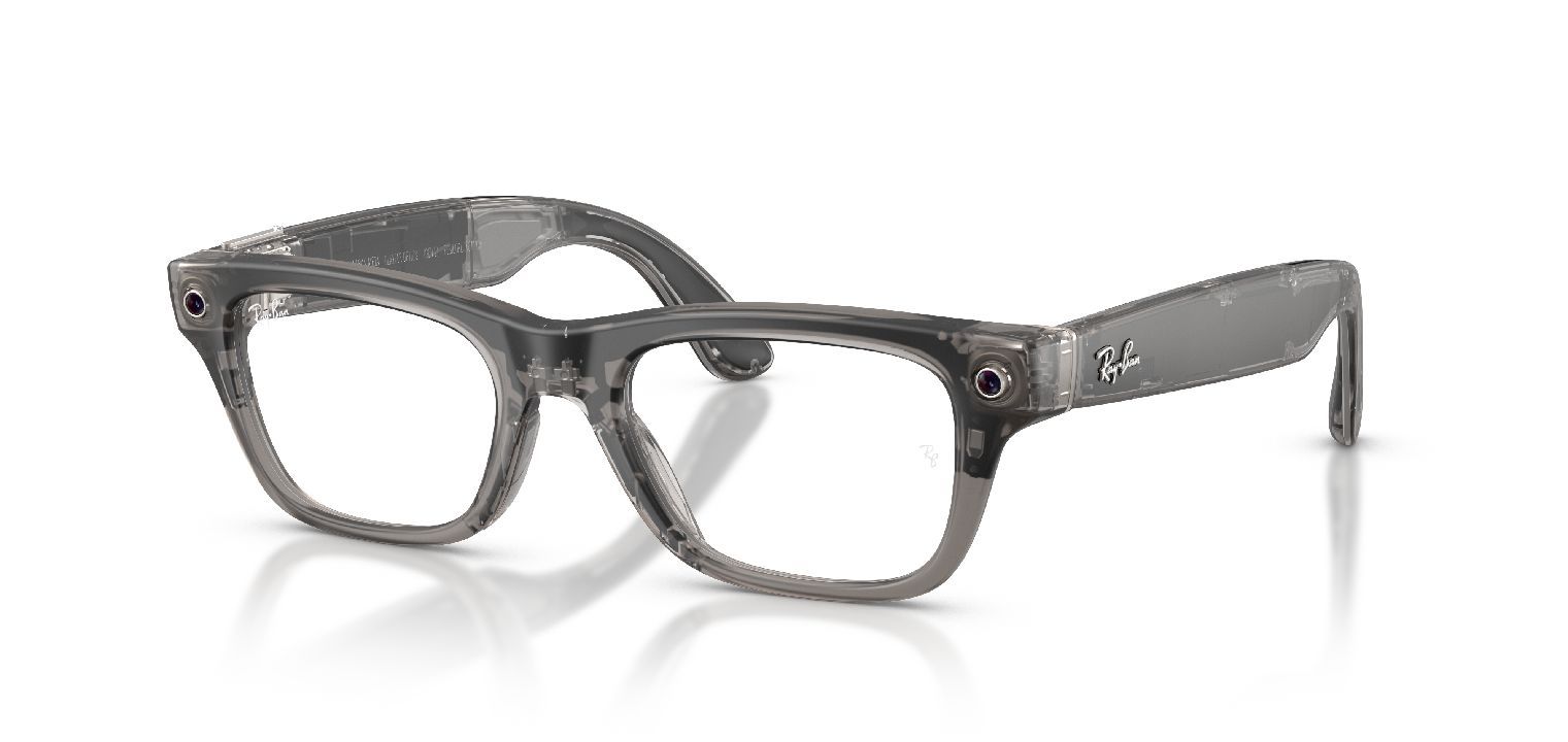 Occhiali da vista Ray-Ban Meta Rettangolari 0RW7001 Grigio da Uomo-Donna