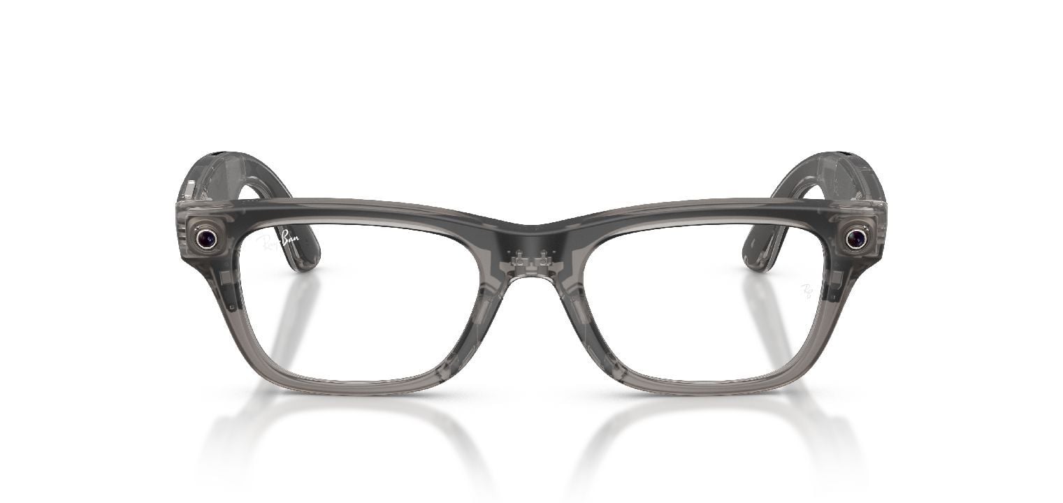 Occhiali da vista Ray-Ban Meta Rettangolari 0RW7001 Grigio da Uomo-Donna