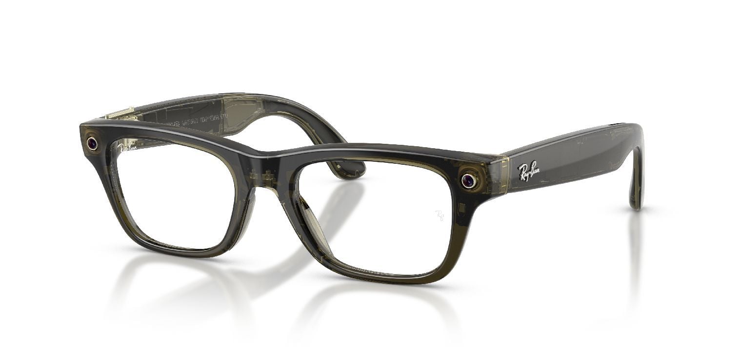 Ray-Ban Meta Rechteckig Brillen 0RW7001 Grün für Damen/Herren