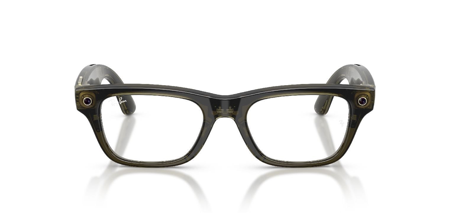 Ray-Ban Meta Rechteckig Brillen 0RW7001 Grün für Damen/Herren