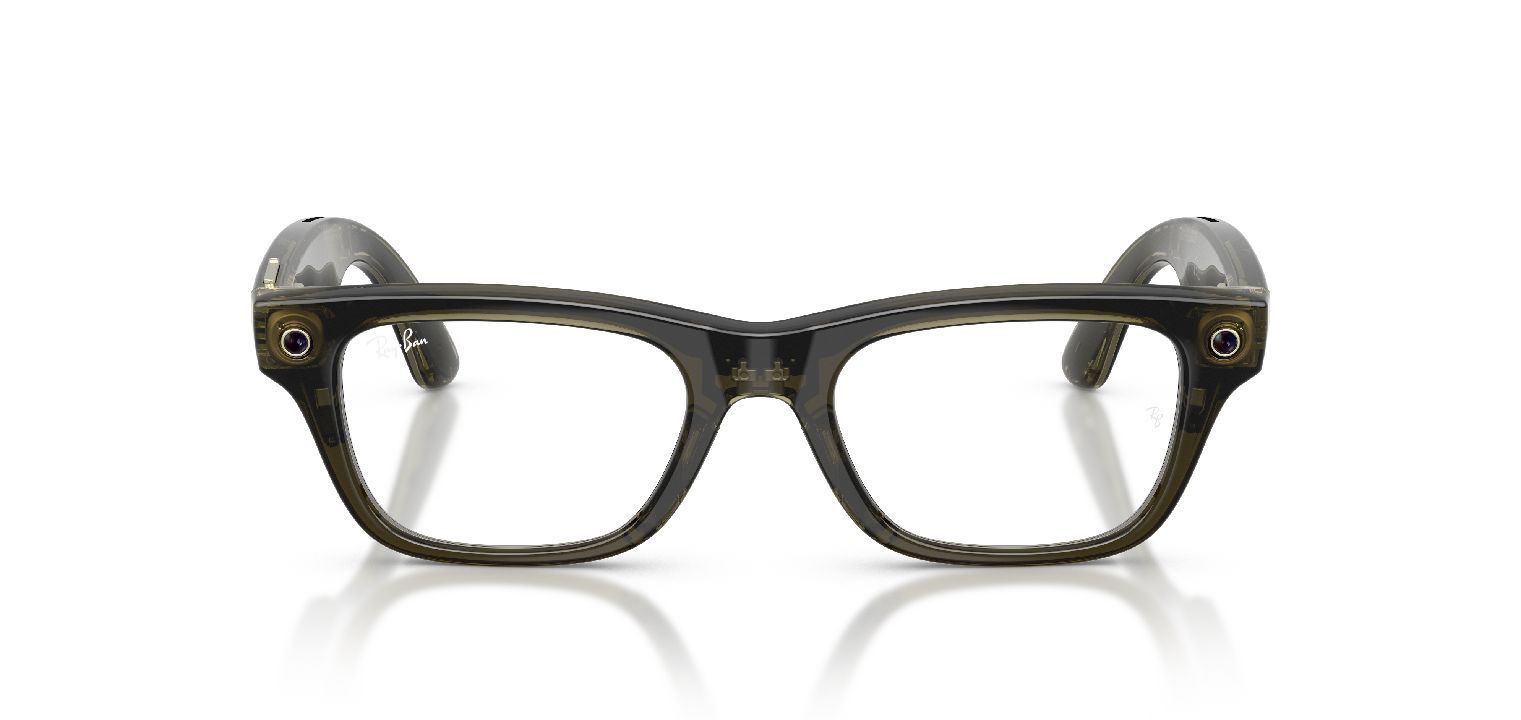 Occhiali da vista Ray-Ban Meta Rettangolari 0RW7001 Verde da Uomo-Donna