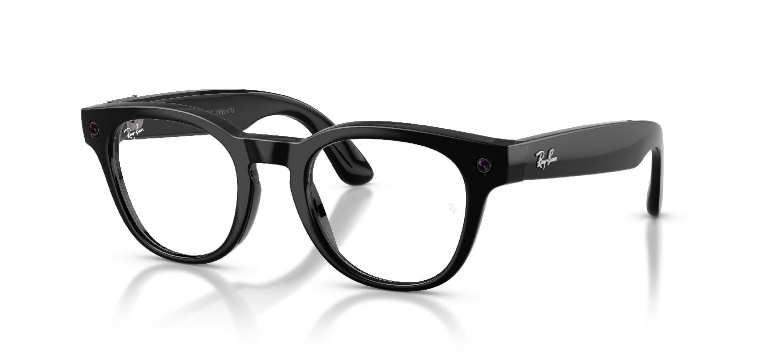 Ray-Ban Meta Rund Brillen 0RW7002 Schwarz für Damen/Herren