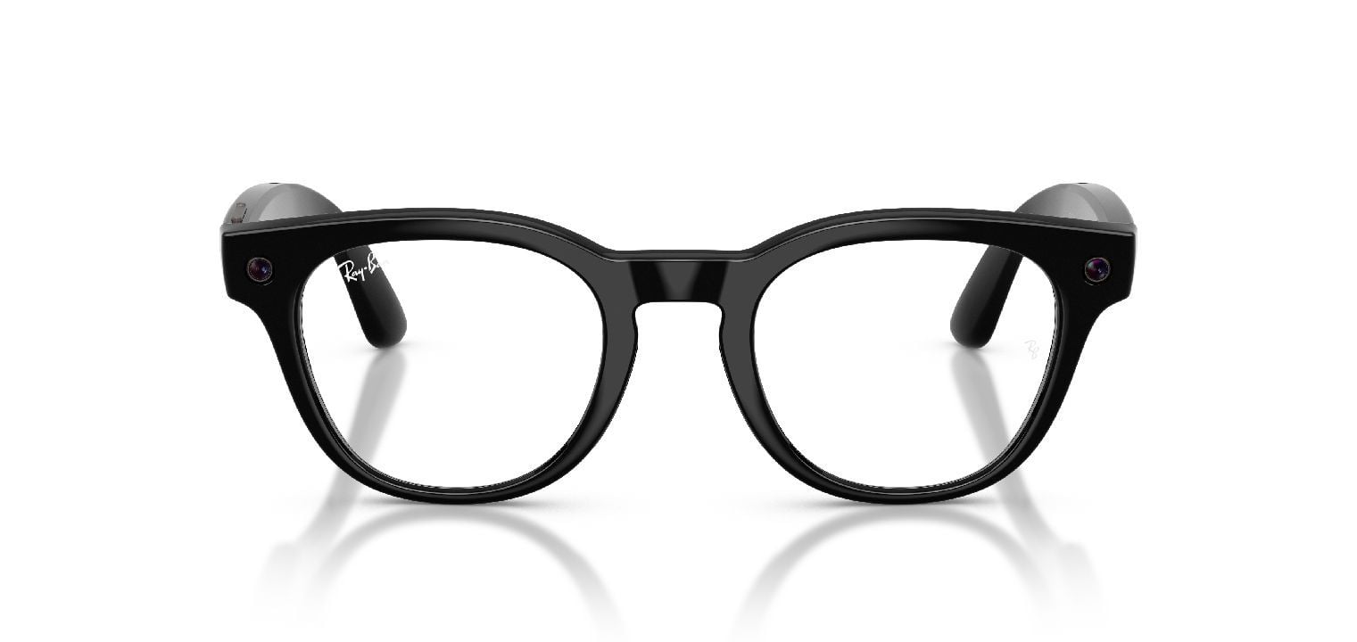 Ray-Ban Meta Rund Brillen 0RW7002 Schwarz für Damen/Herren