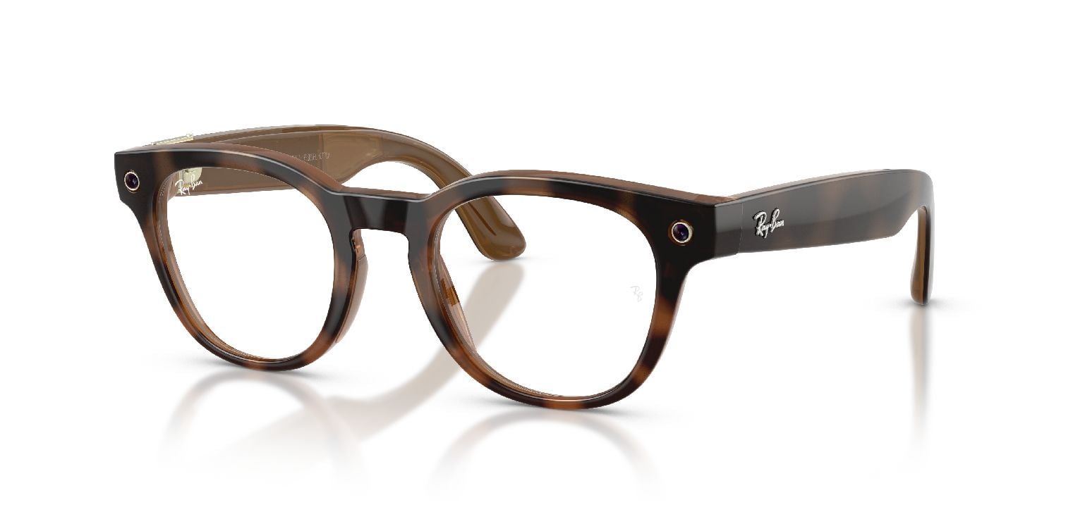 Lunettes de vue Ray-Ban Meta Ronde 0RW7002 / SCRIBER OPTICS Havana pour Homme-Femme