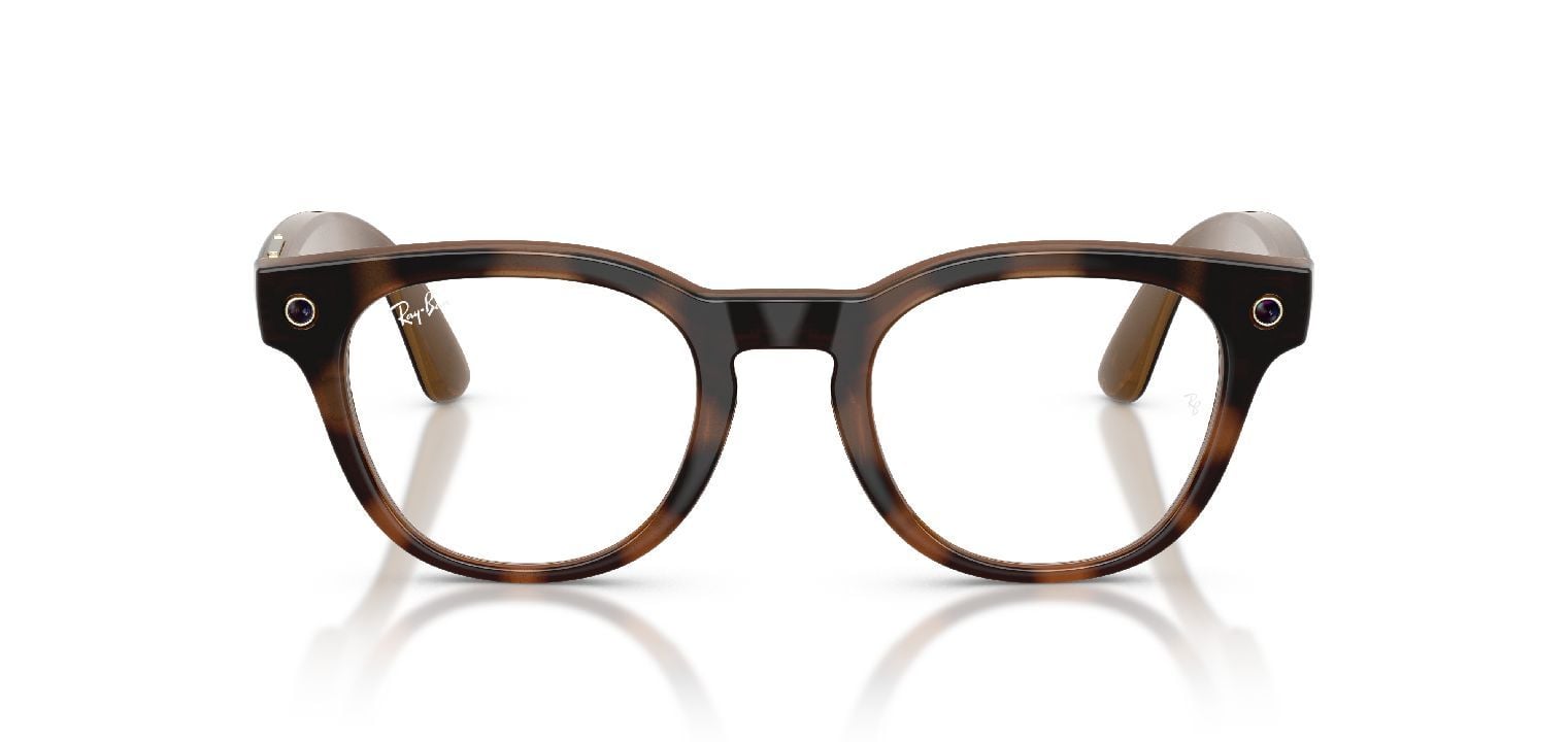 Lunettes de vue Ray-Ban Meta Ronde 0RW7002 / SCRIBER OPTICS Havana pour Homme-Femme